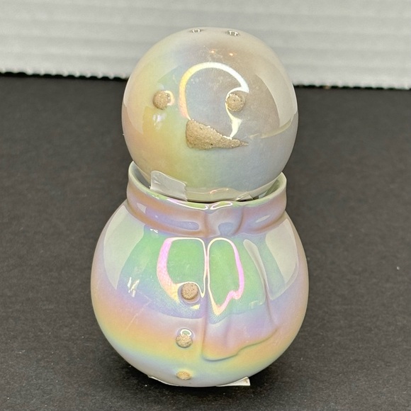Anthropologie Other - NWT Anthropologie Merry Luster Snowman Salt & Pepper Shakers White
